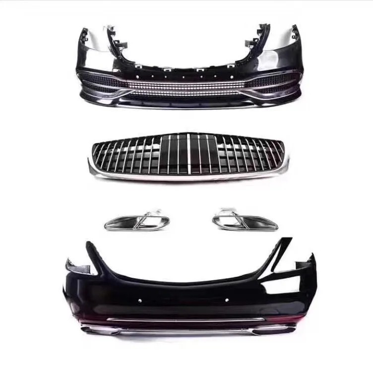 Maybach-inspired bumpers for S-Class W222