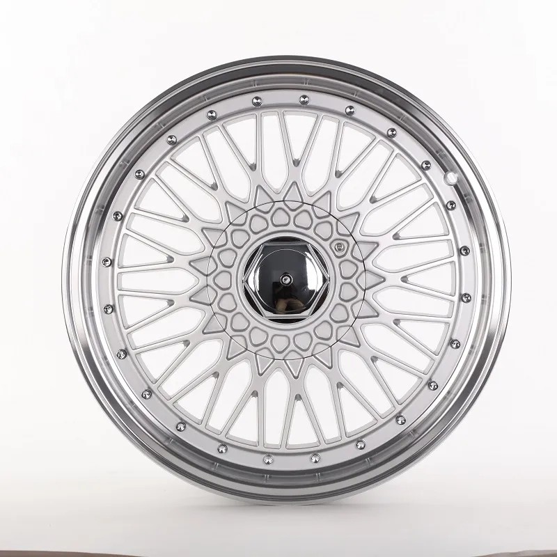 silver car rims