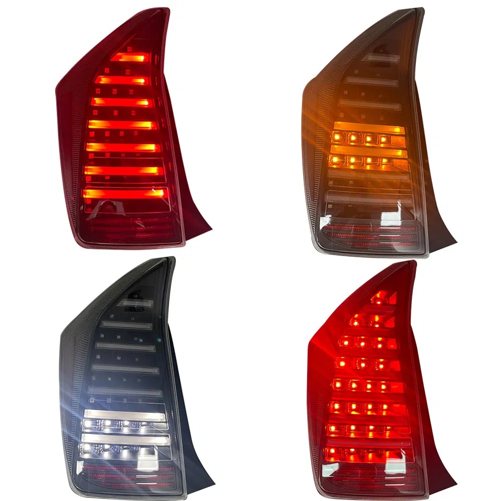 stylish black housing taillight